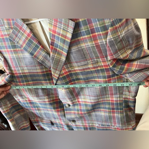 Irvine Park Vibrant Plaid Blazer for Men - Picture 4 of 7